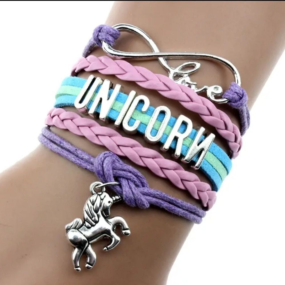 Hand crafted, horse shaped unicorn stackable bracelet - Picture 9 of 10
